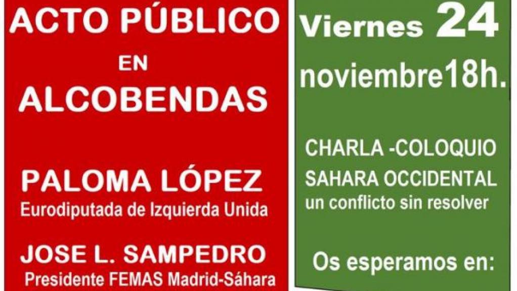 Cartel del acto