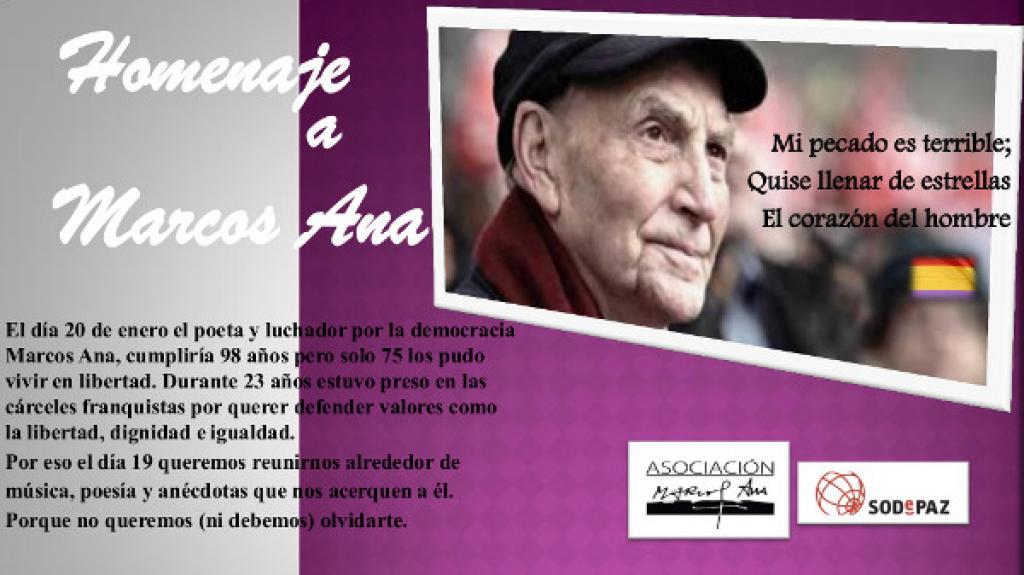 Homenaje a Marcos Ana